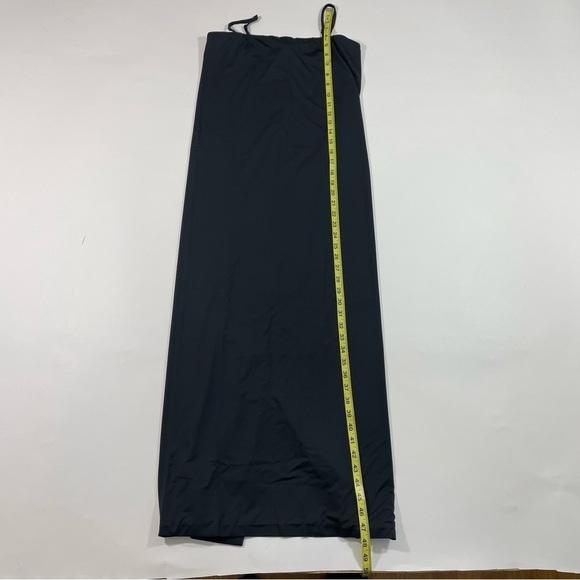 New AllSaints Charlie Midi Column Dress Black US 8 - Picture 9 of 9